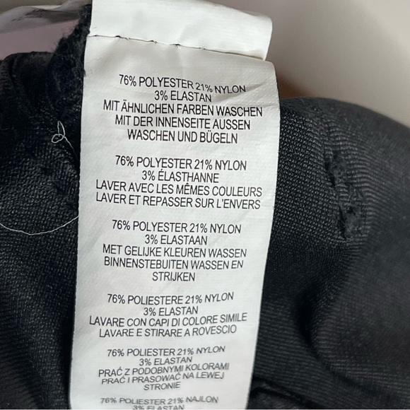 DENIM & CO. Black Denim 5 Pocket Pull-on Straight-Leg Jeggings Womens size 10 - Picture 10 of 12